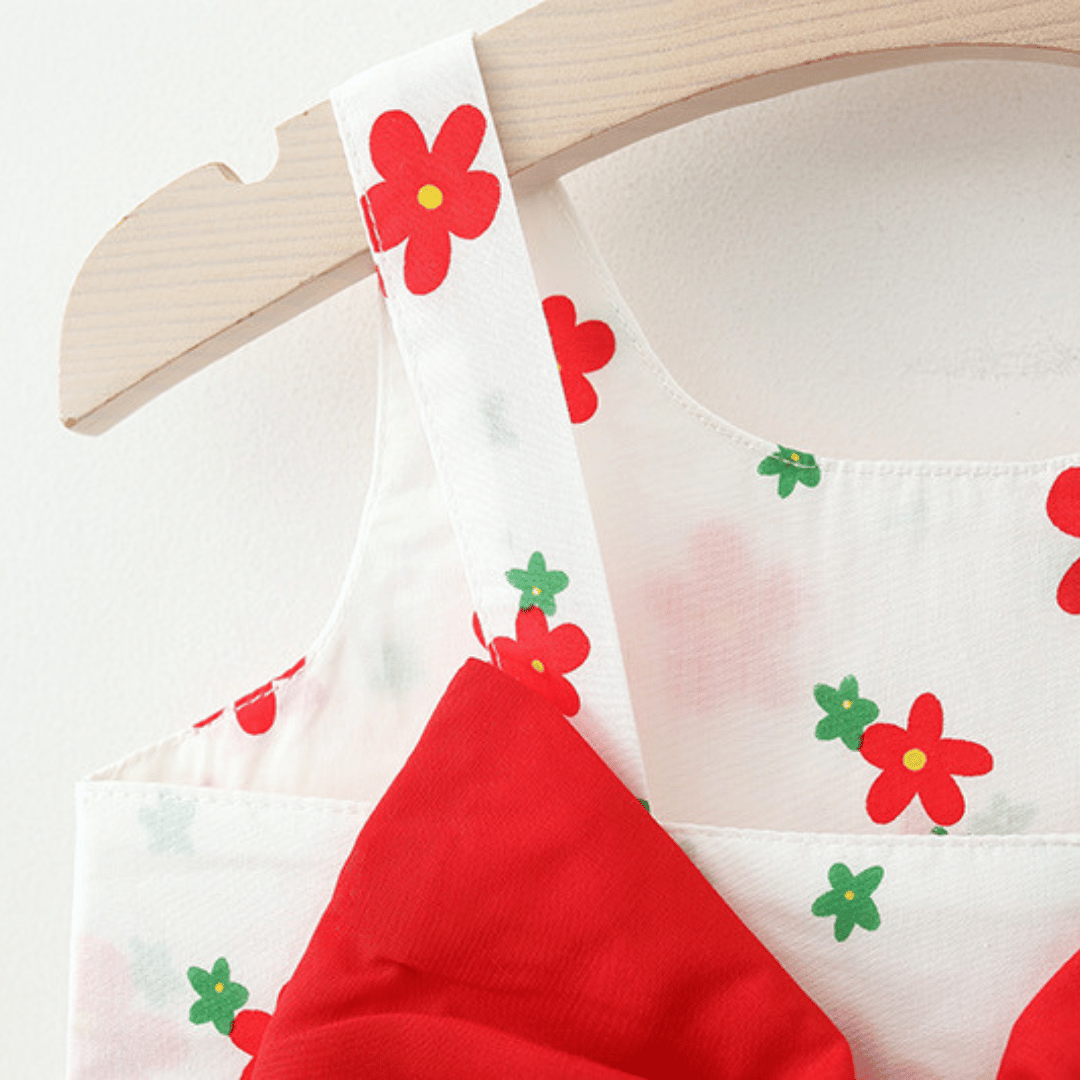 Cherry Crown Angel Wing Dress with Hat