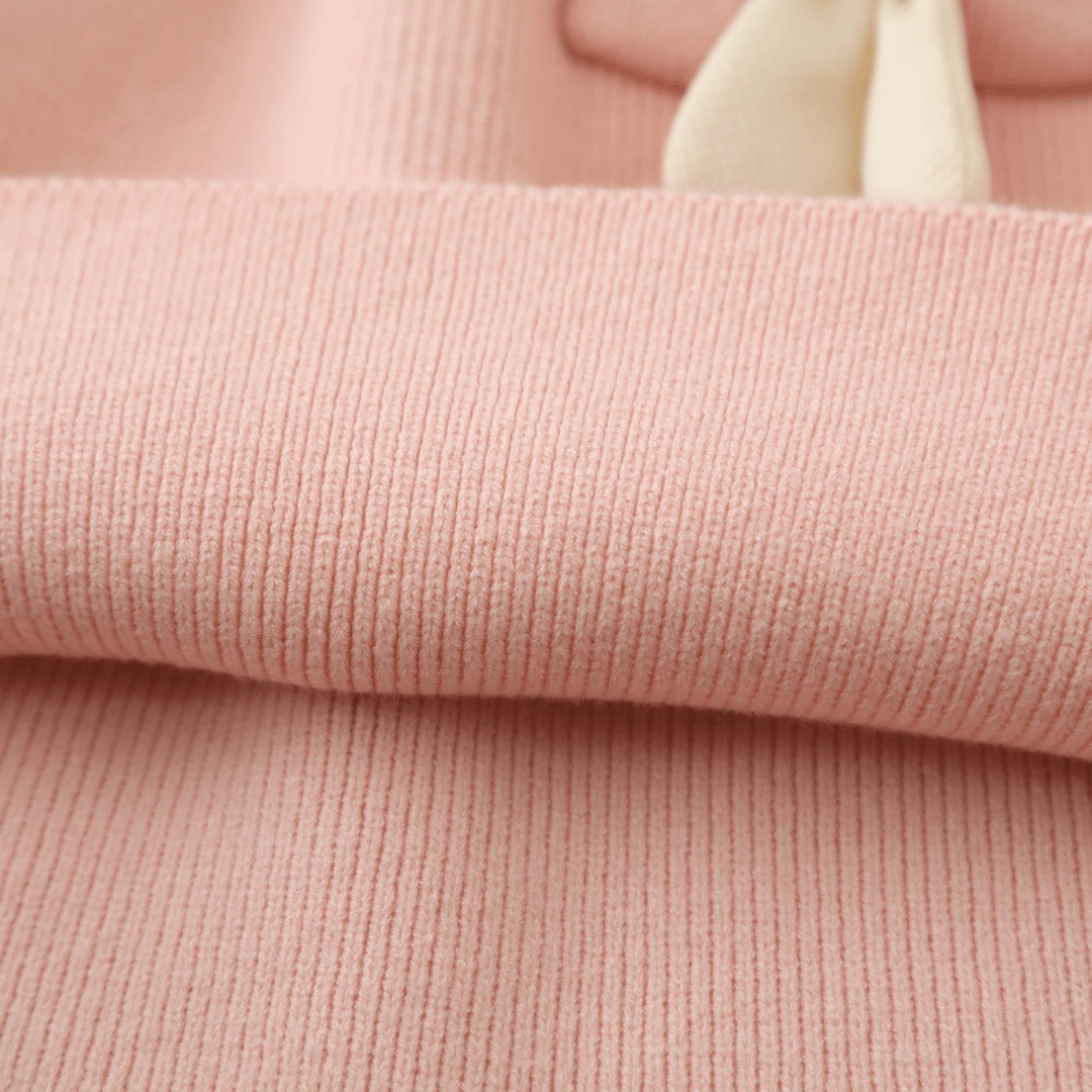 Princess Bunny Pocket Woolen Winter Dress