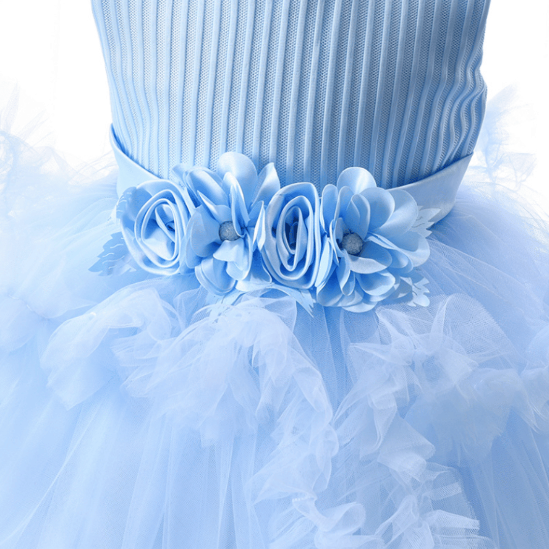 Royal Princess Tulle Flower Party Dress