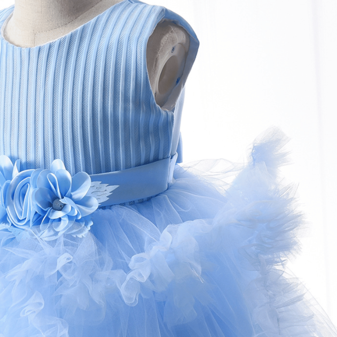 Royal Princess Tulle Flower Party Dress