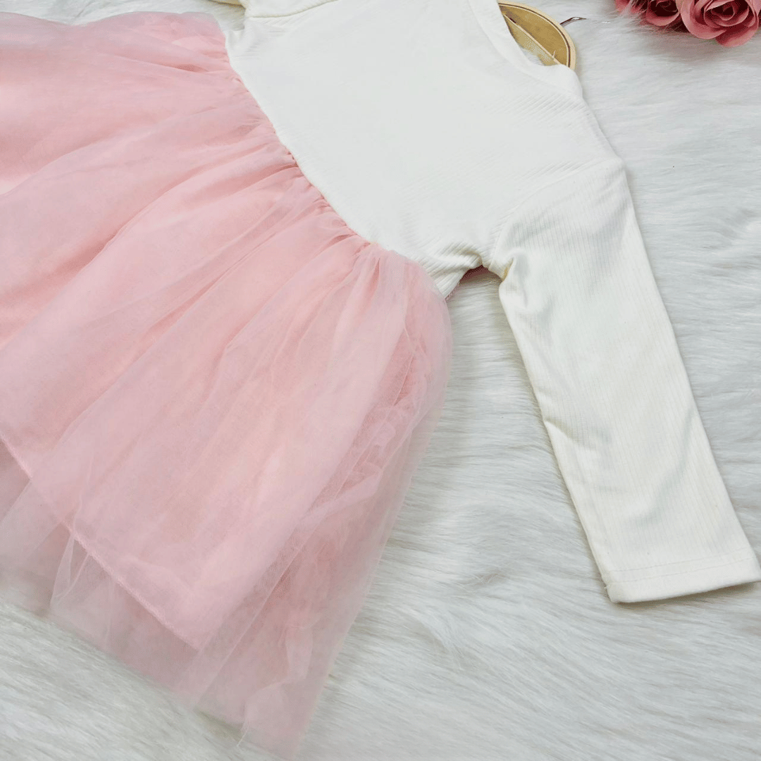 Mesh Cake Dress 2-Piece Baby Set