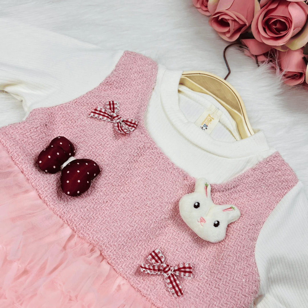 Mesh Cake Dress 2-Piece Baby Set