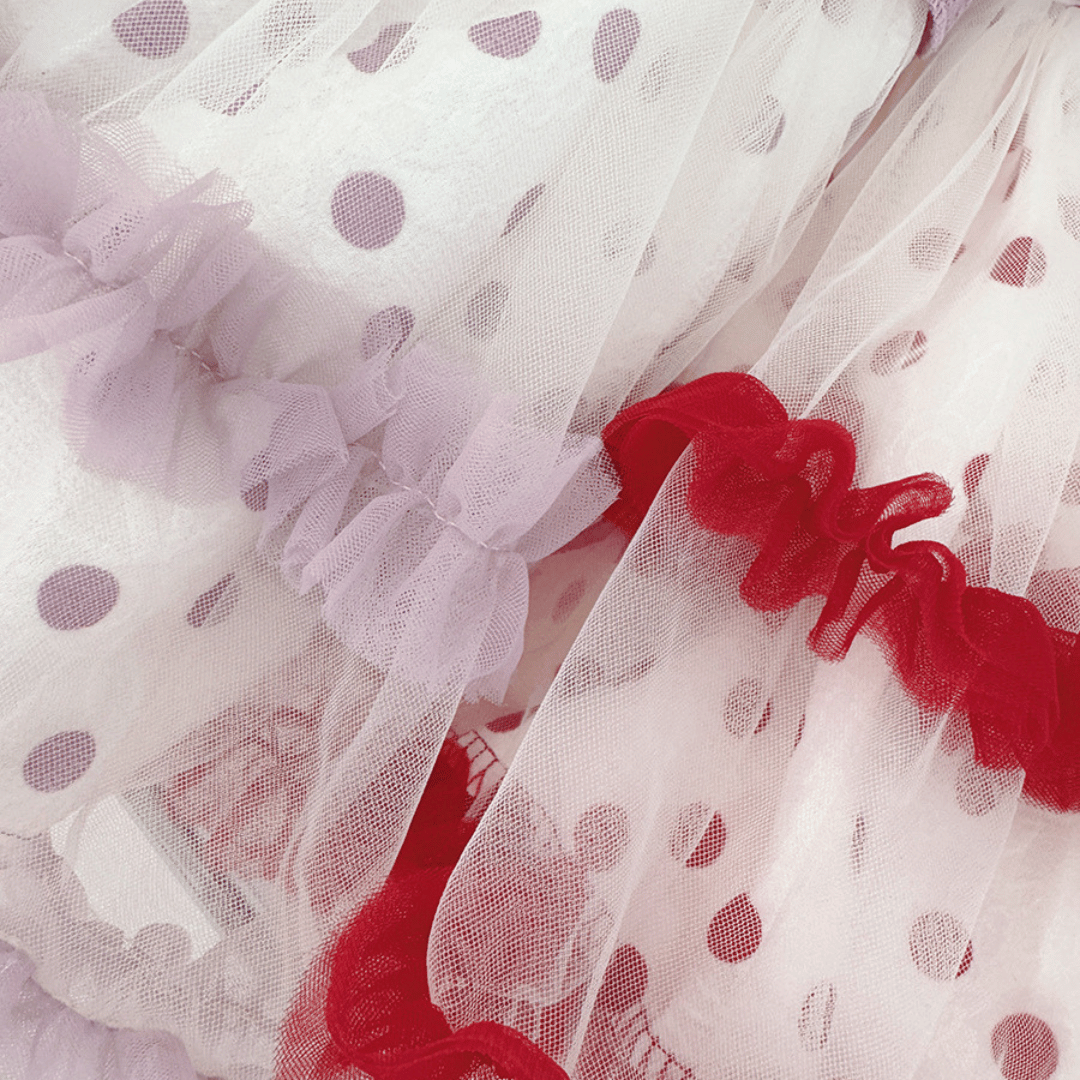 Tulip Polka Dot Tulle Dress Set