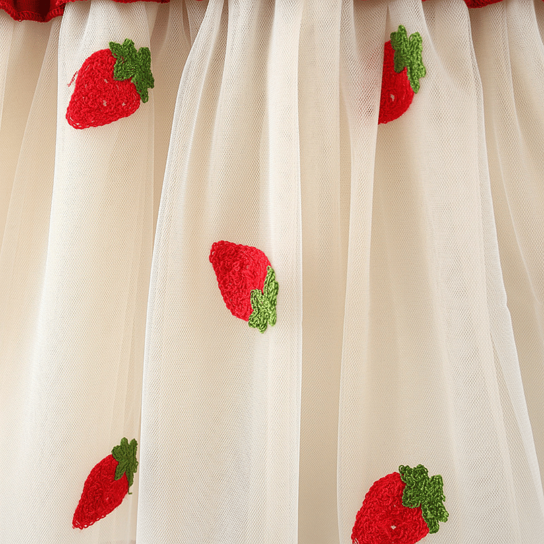 Strawberry Princess Party Dress