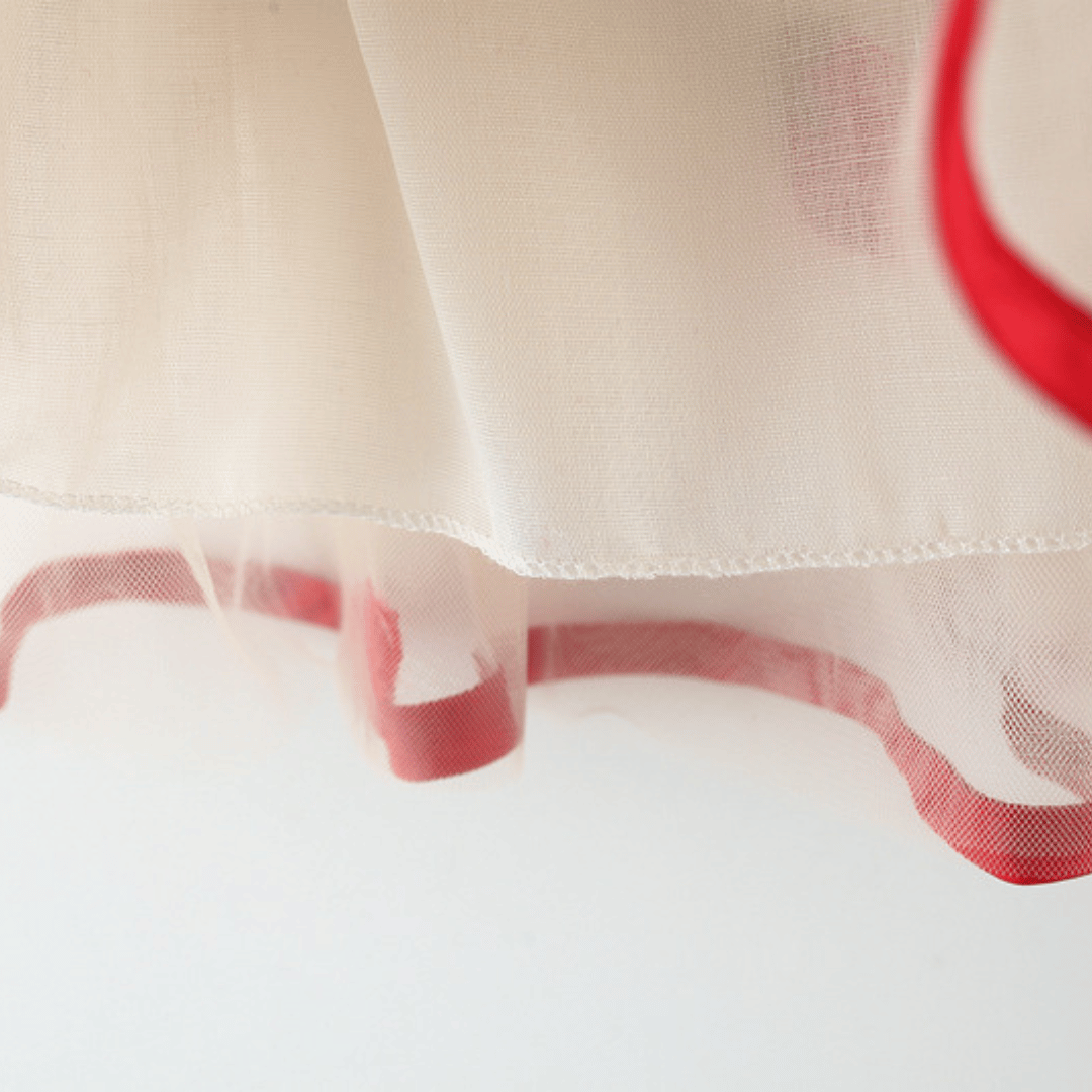 Strawberry Tulle Princess Dress