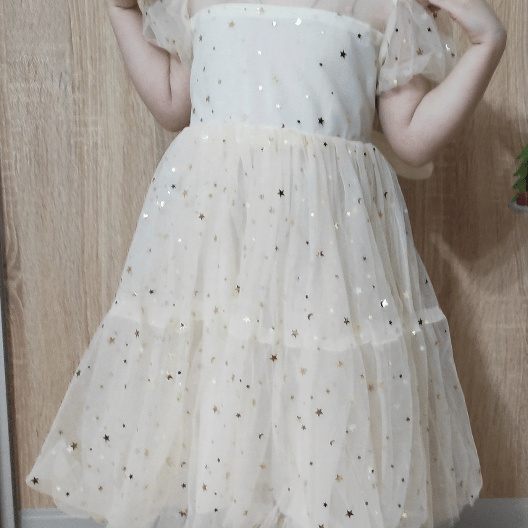 Luxury Star Glitter Tulle Princess Dress