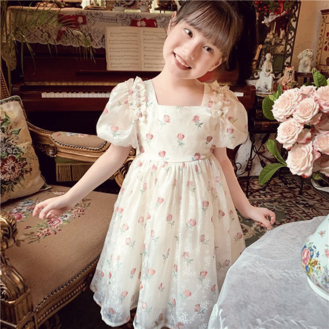 Vintage Rose Princess Dress