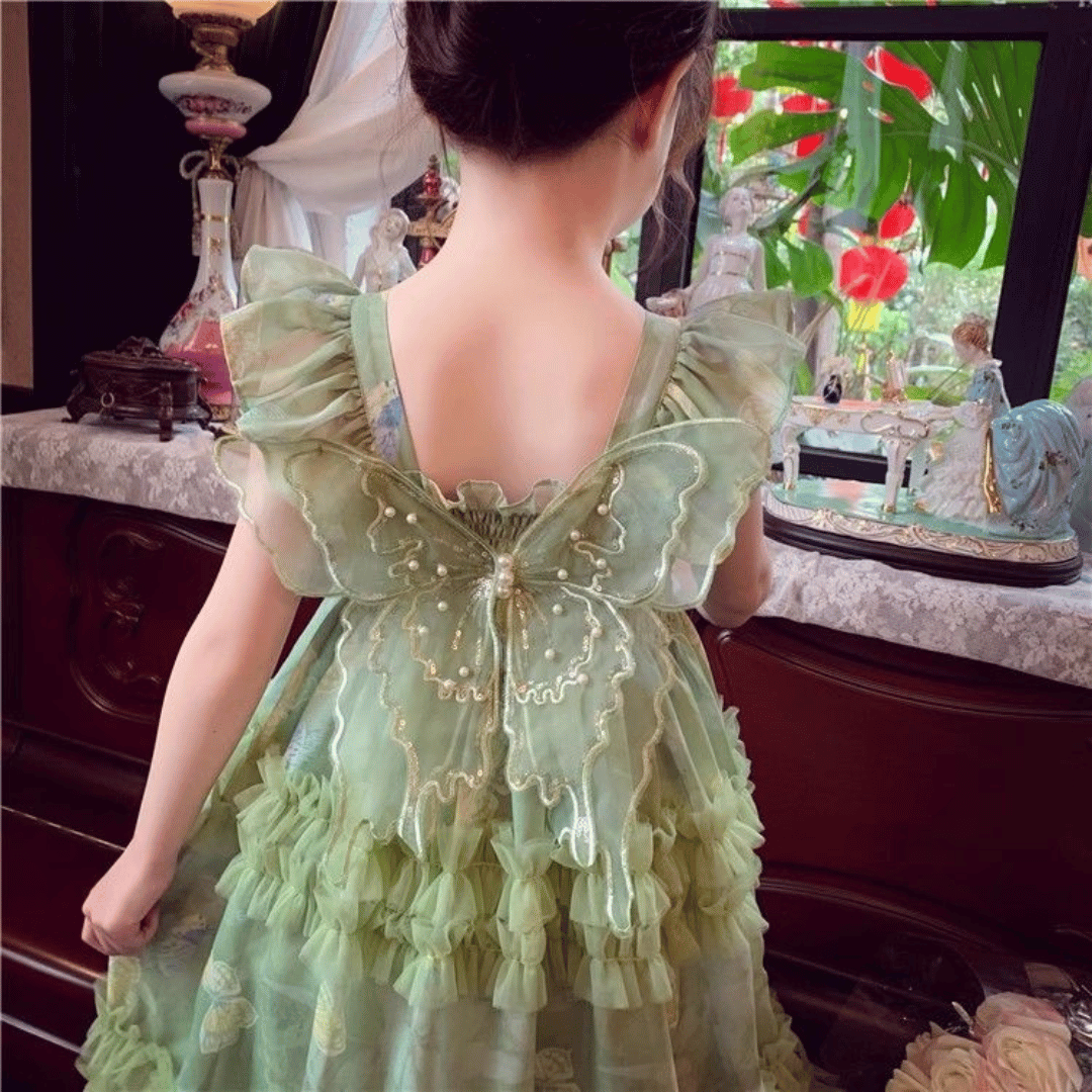 Butterfly Fairy Princess Party Dress