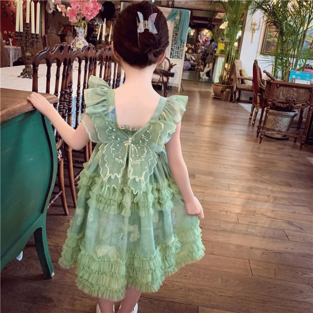 Butterfly Fairy Princess Party Dress