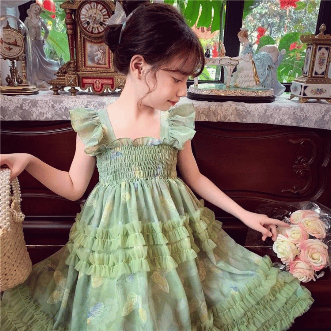 Butterfly Fairy Princess Party Dress
