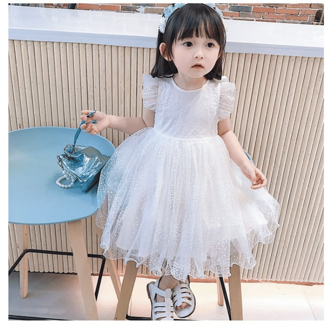 White Butterfly Fairy Dress