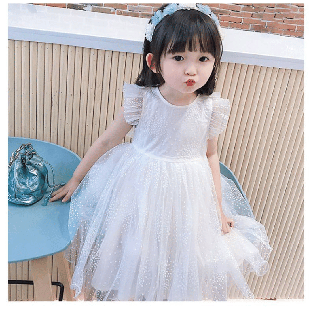 White Butterfly Fairy Dress
