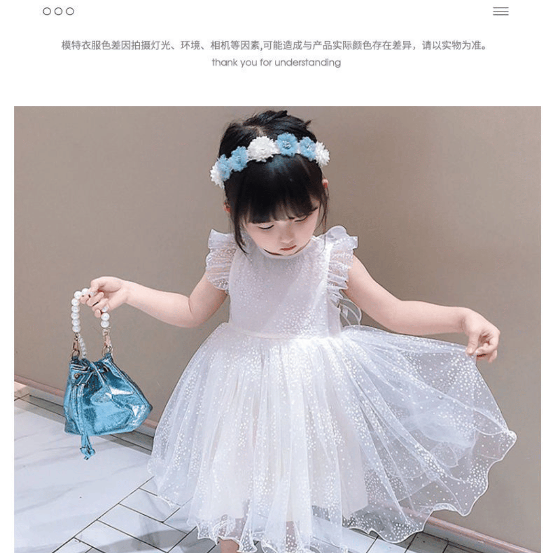 White Butterfly Fairy Dress