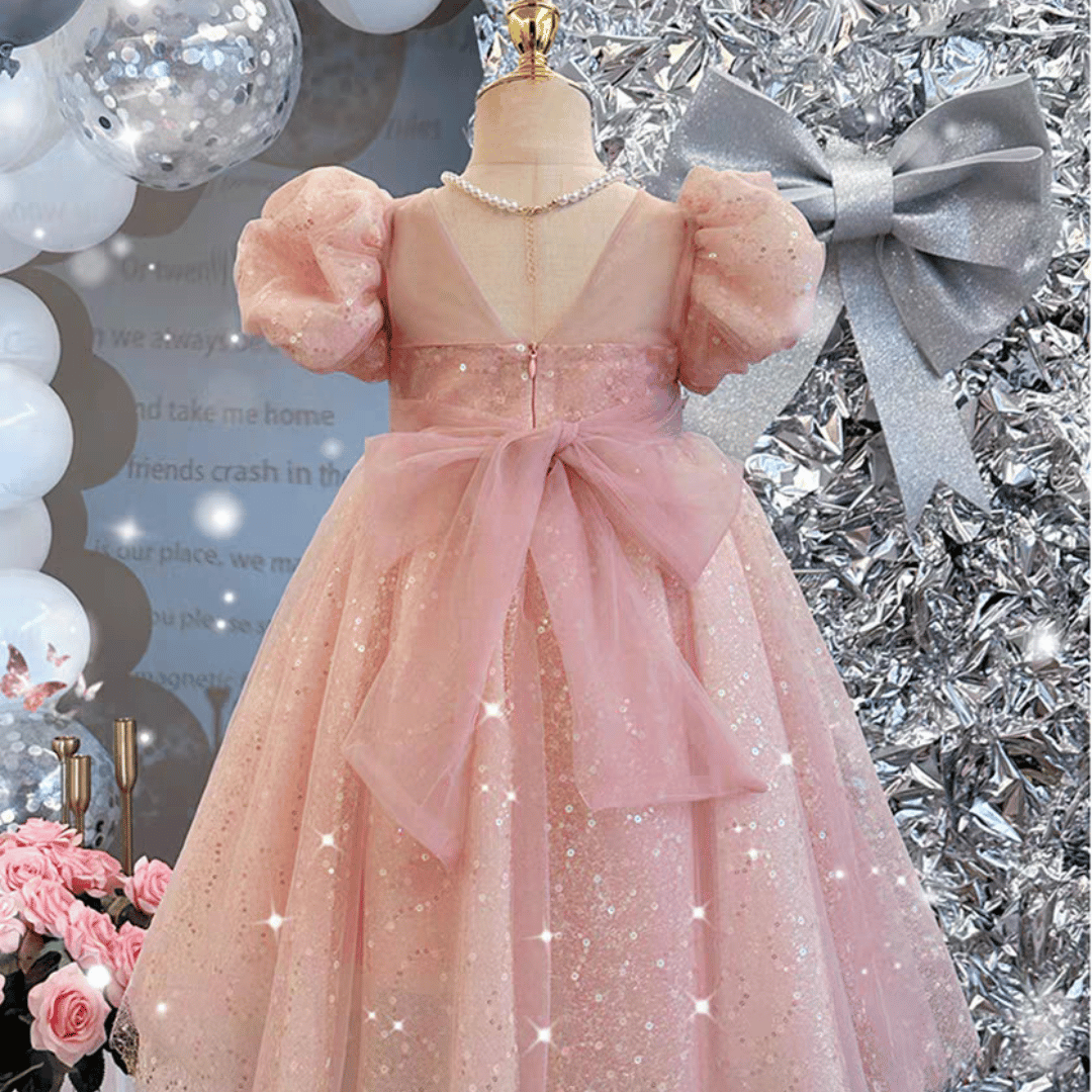 Pink Sparkle Party Dress