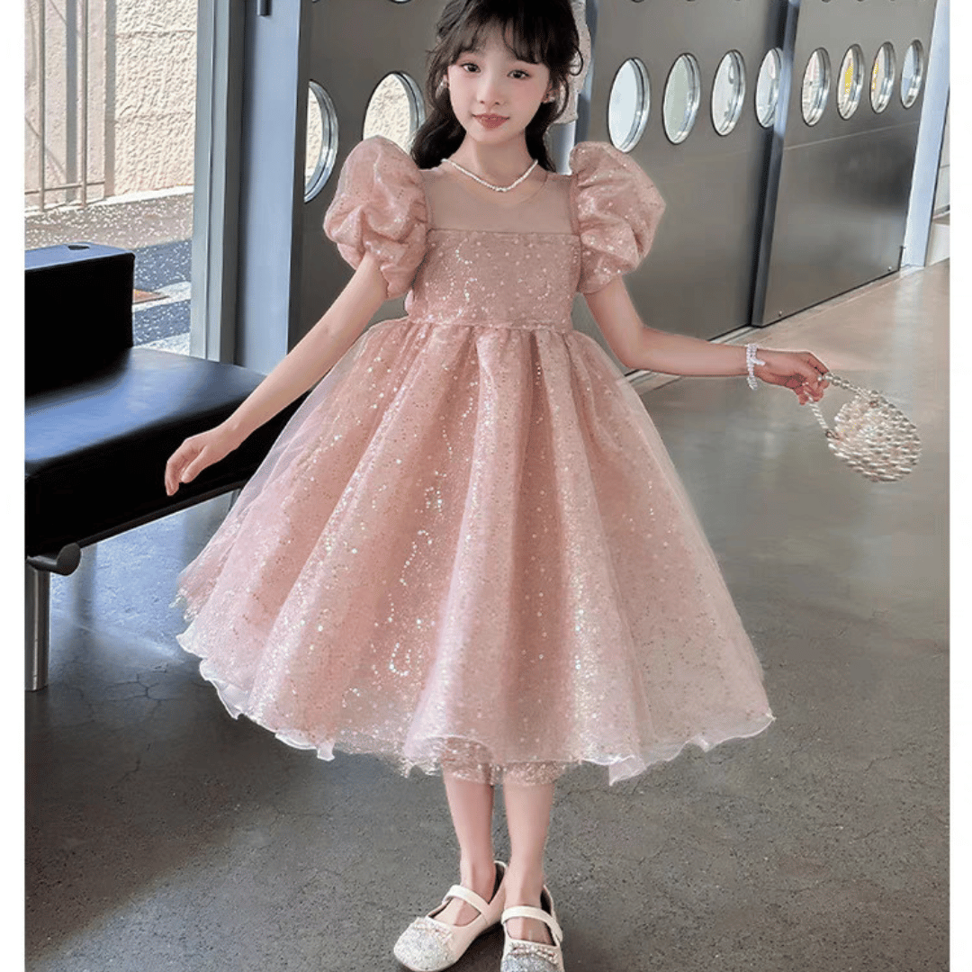 Pink Sparkle Party Dress