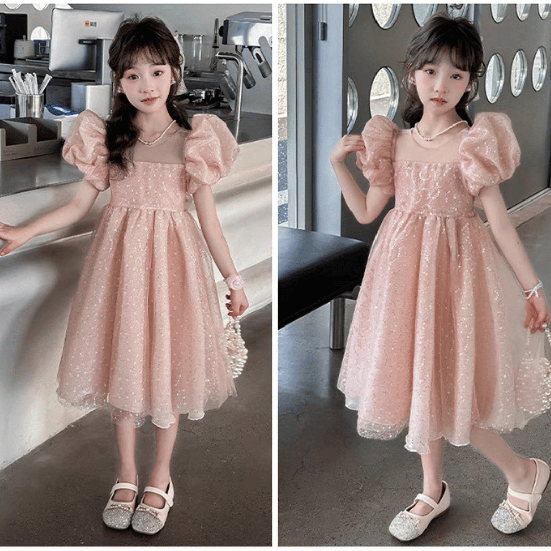 Pink Sparkle Party Dress