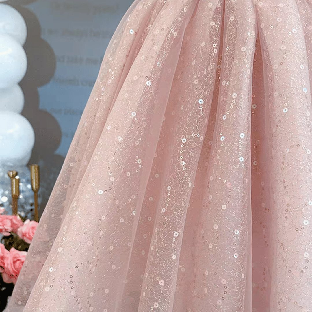 Pink Sparkle Party Dress