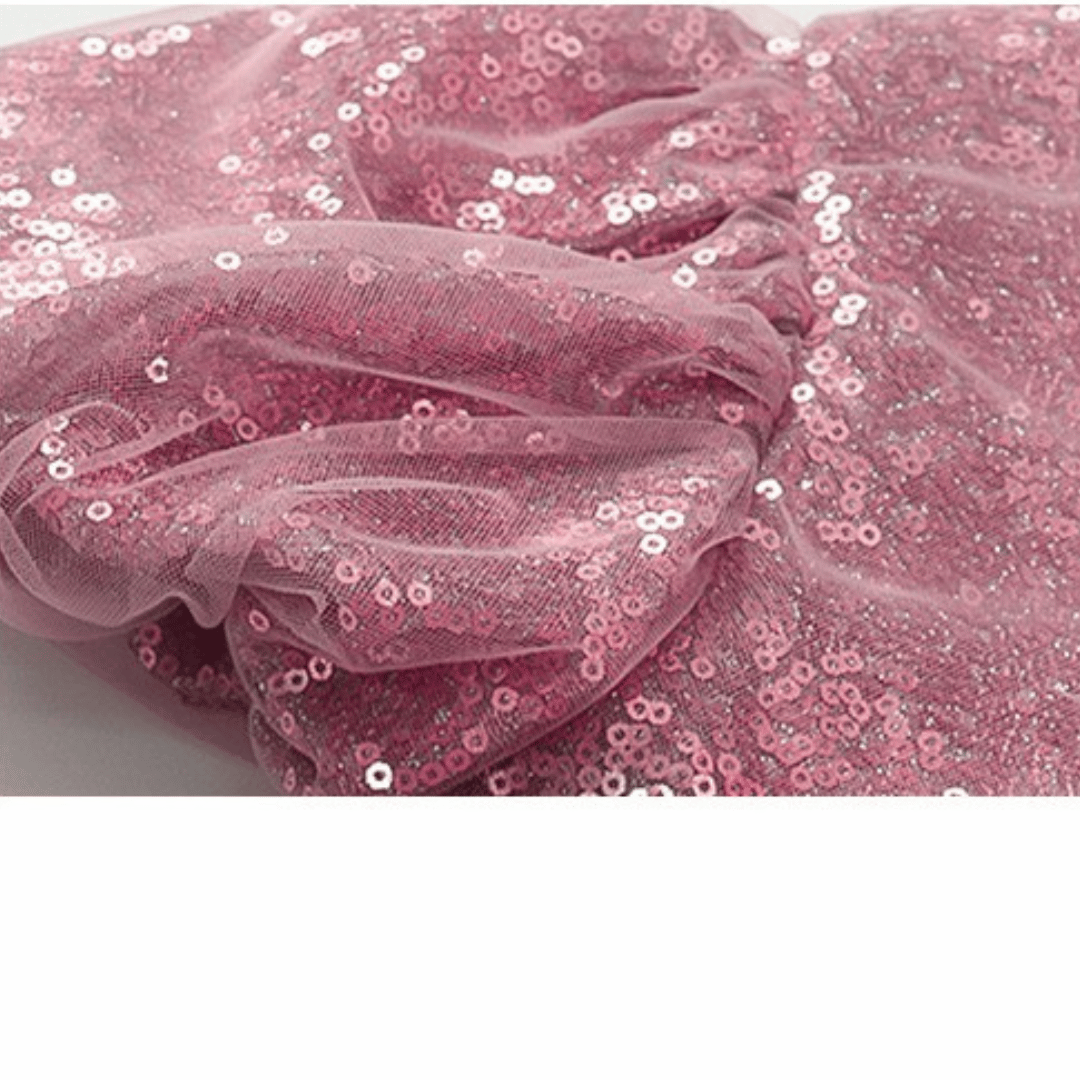 Pink Sequin Princess Dress