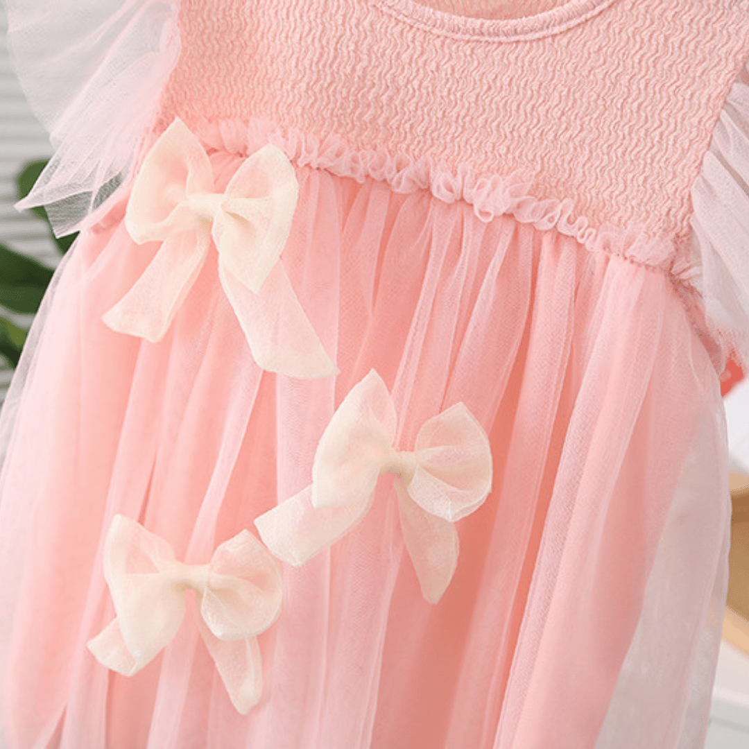 Baby Girl 3D Bow Party Dress