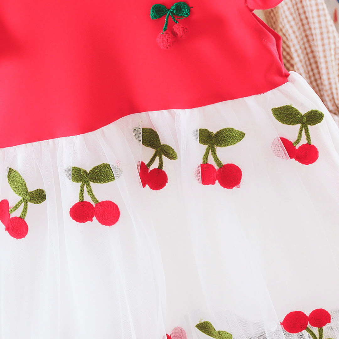Sweet Cherry Party Dress