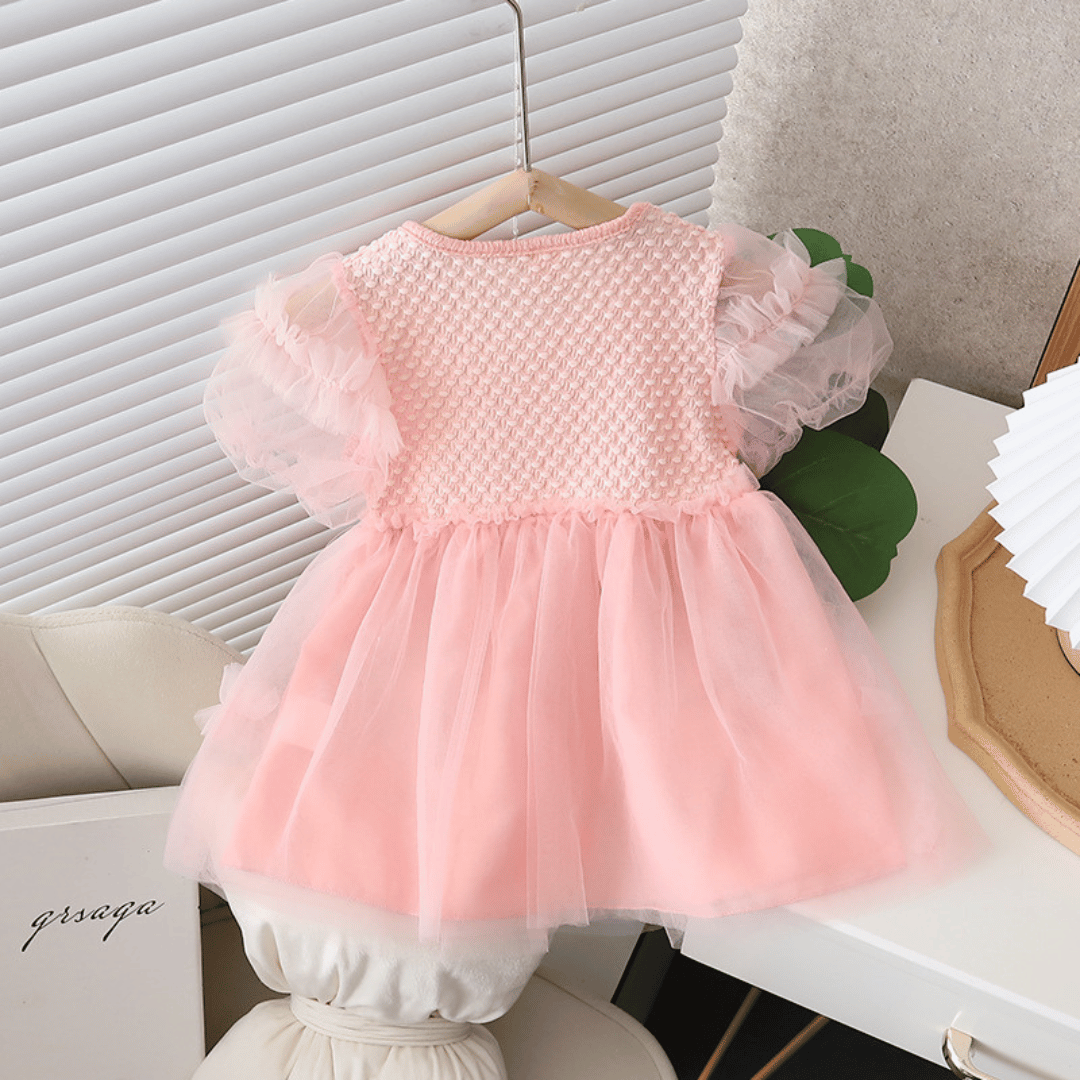 Luxury Puffy Sleeve Party Dress