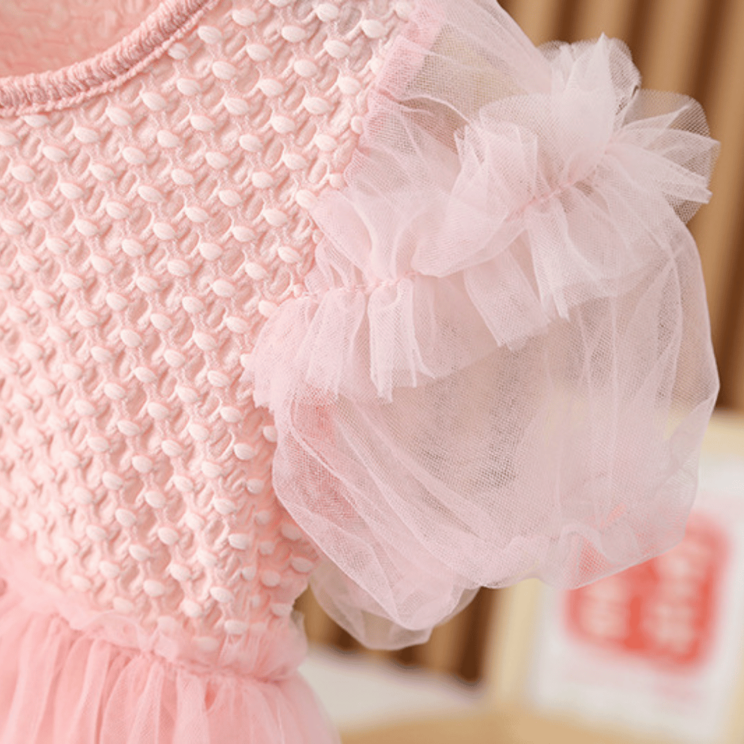 Luxury Puffy Sleeve Party Dress