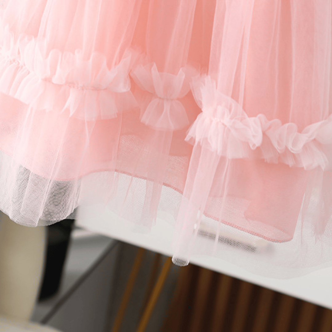 Luxury Puffy Sleeve Party Dress