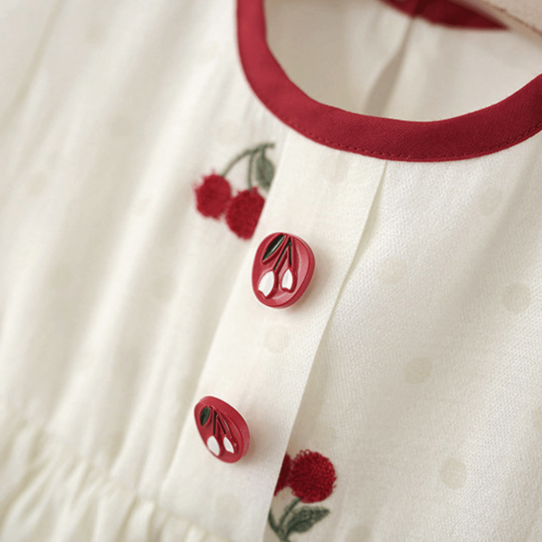 Cherry Puff Princess Dress