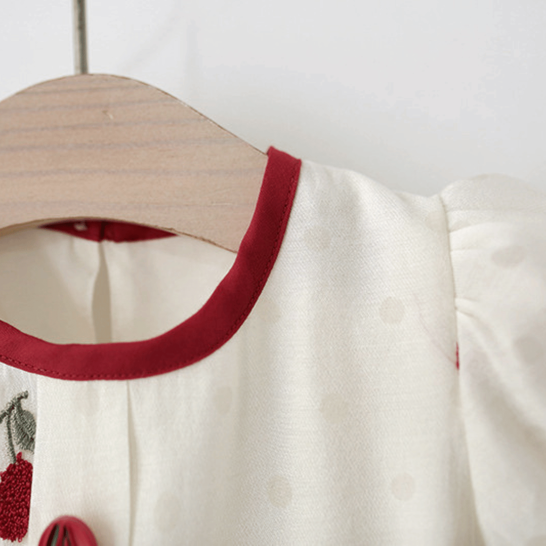 Cherry Puff Princess Dress