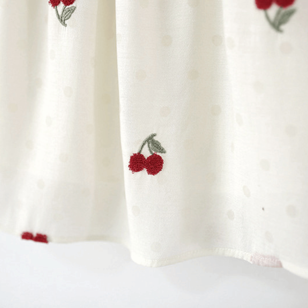 Cherry Puff Princess Dress