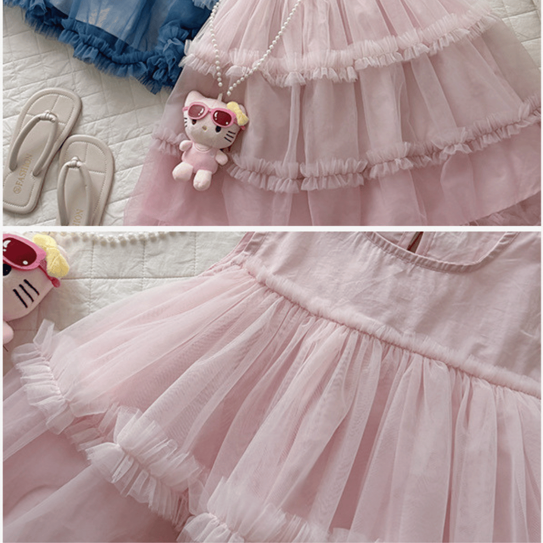 Tiered Tulle Princess Baby Dress