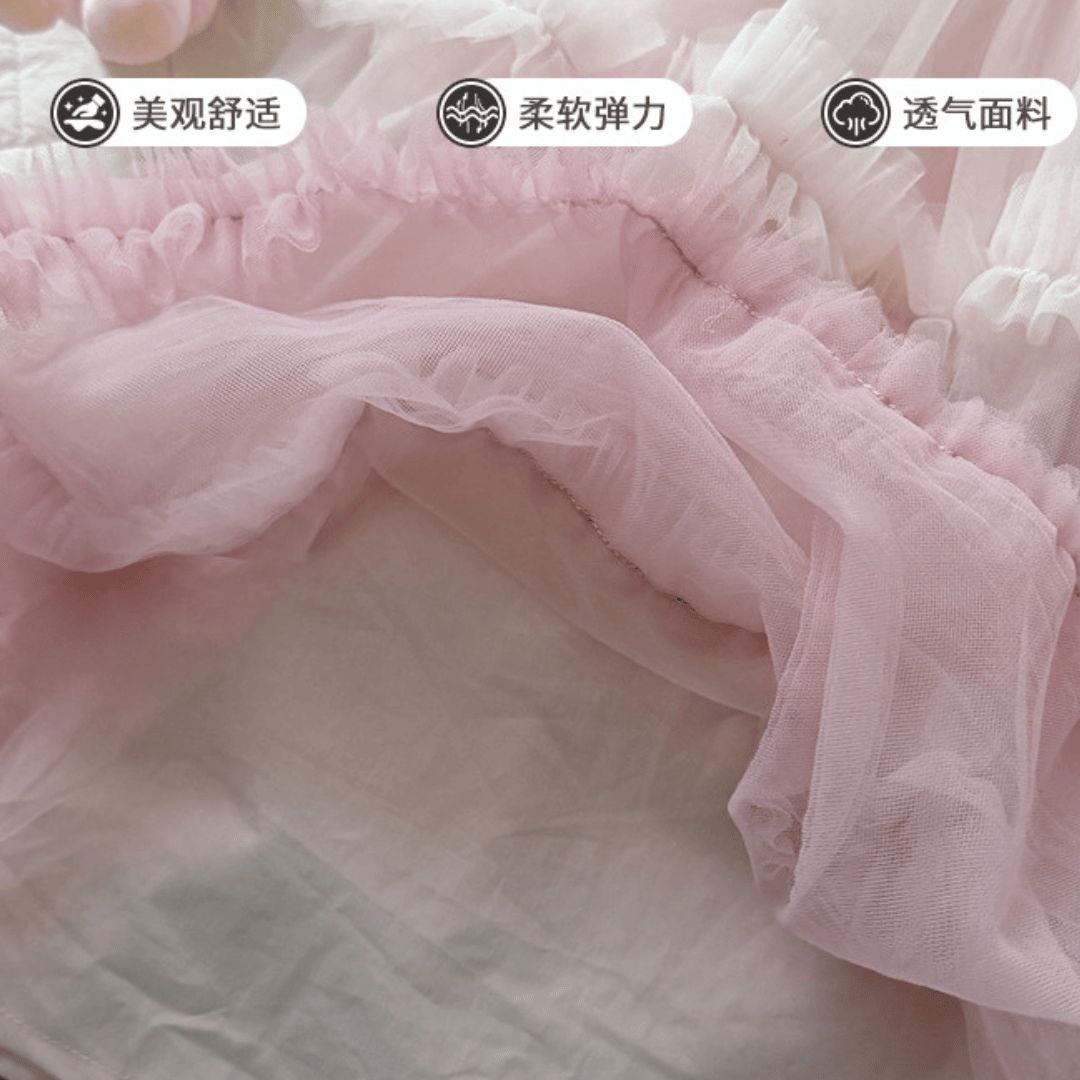 Tiered Tulle Princess Baby Dress
