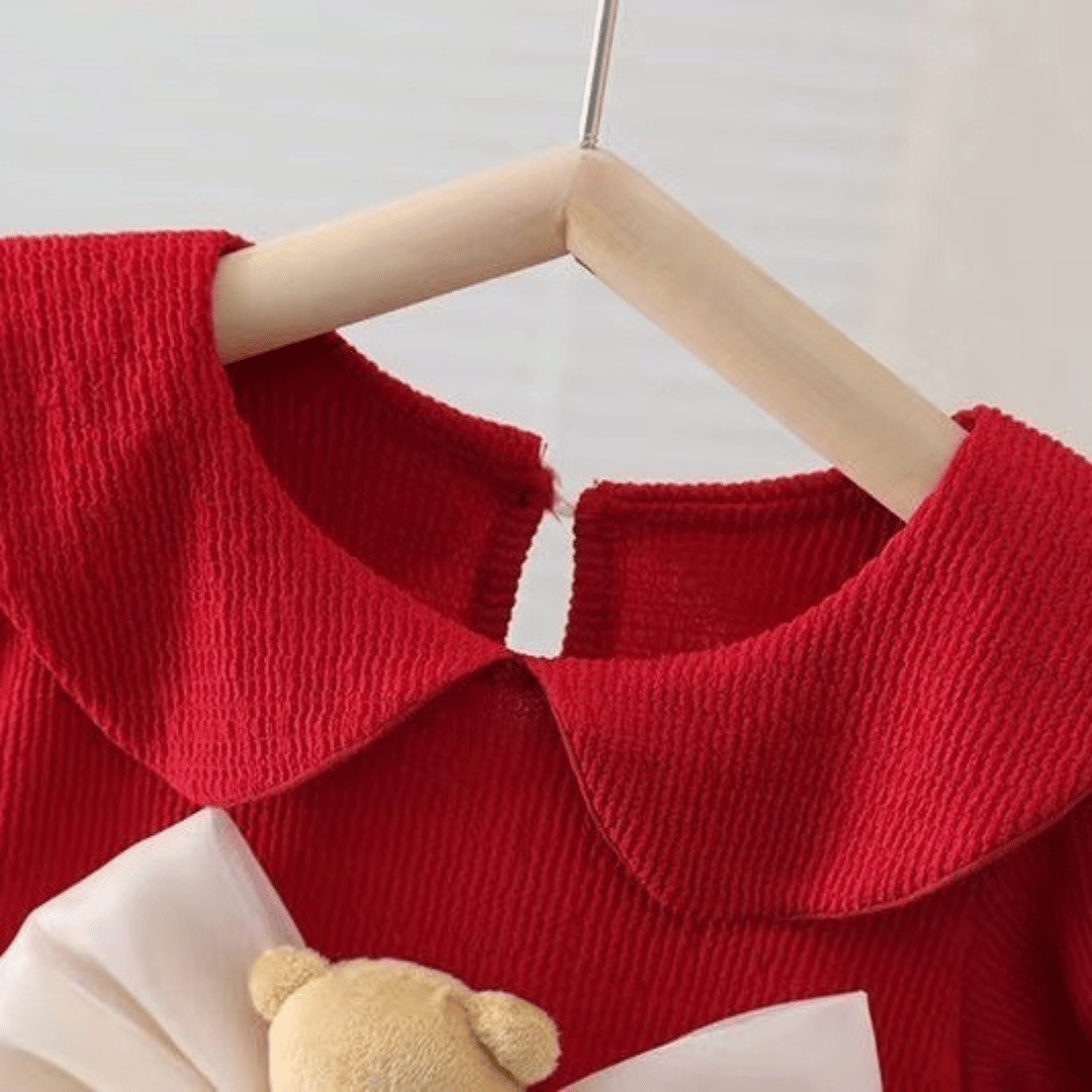 Ruby Bow Princess Dress