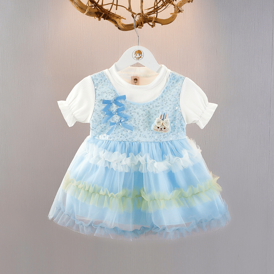 Magical Bunny Sequins Party Dress