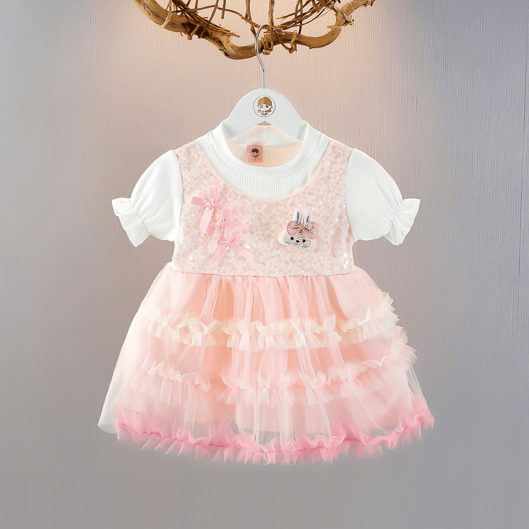 Magical Bunny Sequins Party Dress