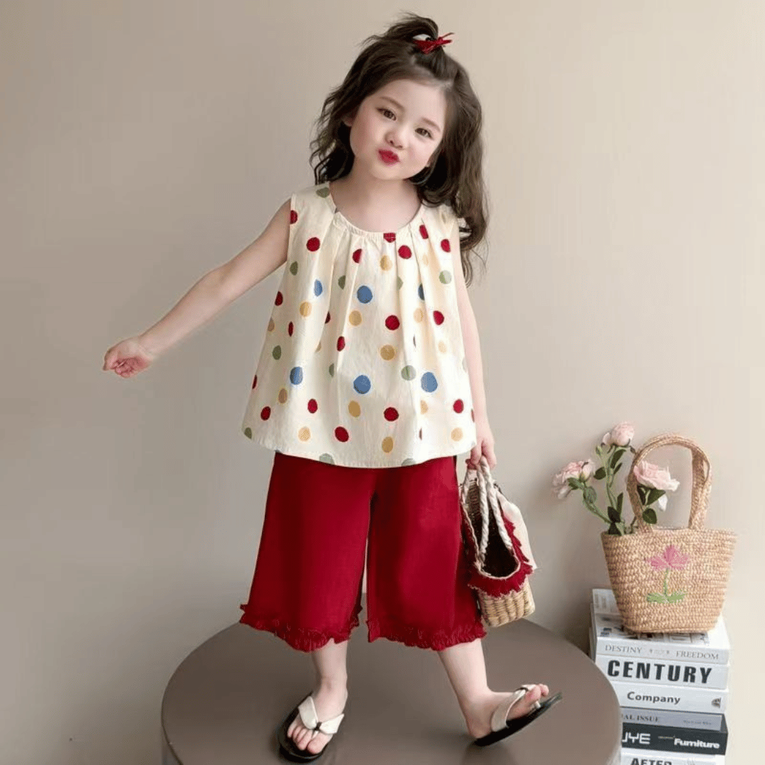 Classic Dotted Princess Dress