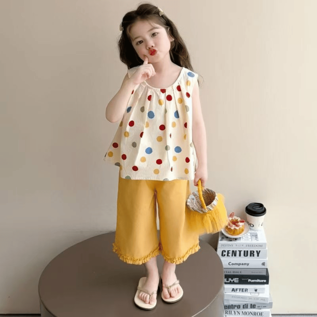 Classic Dotted Princess Dress