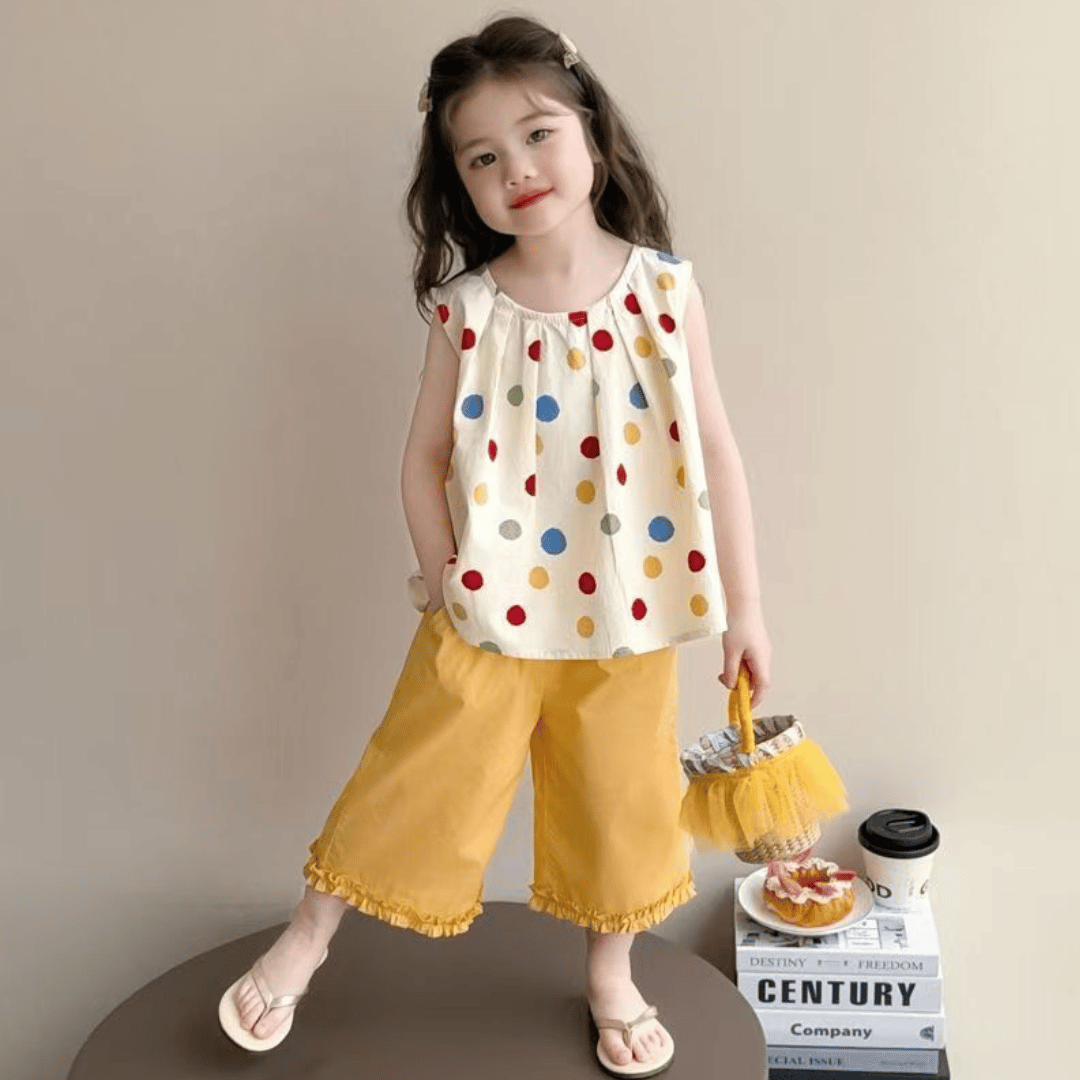Classic Dotted Princess Dress