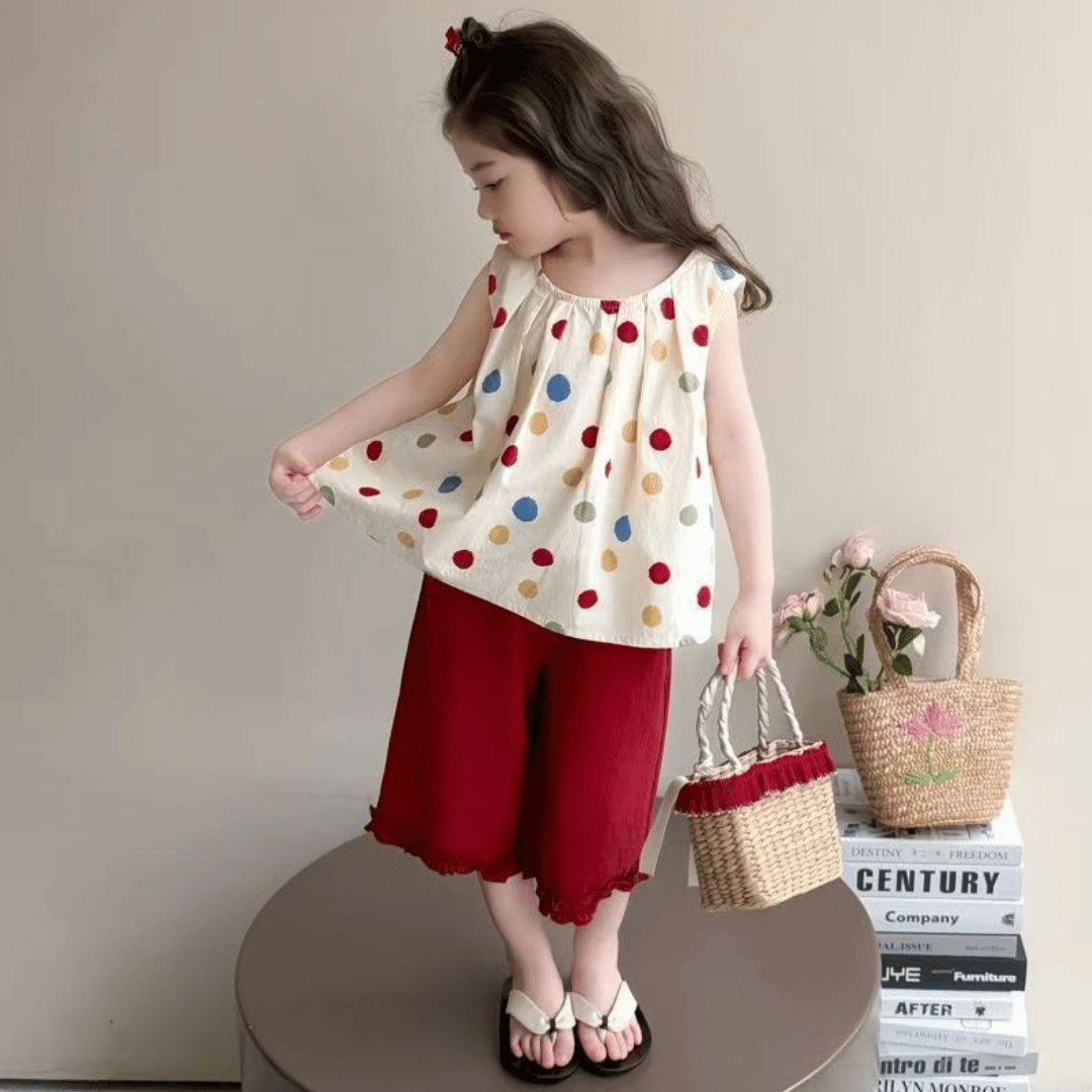 Classic Dotted Princess Dress