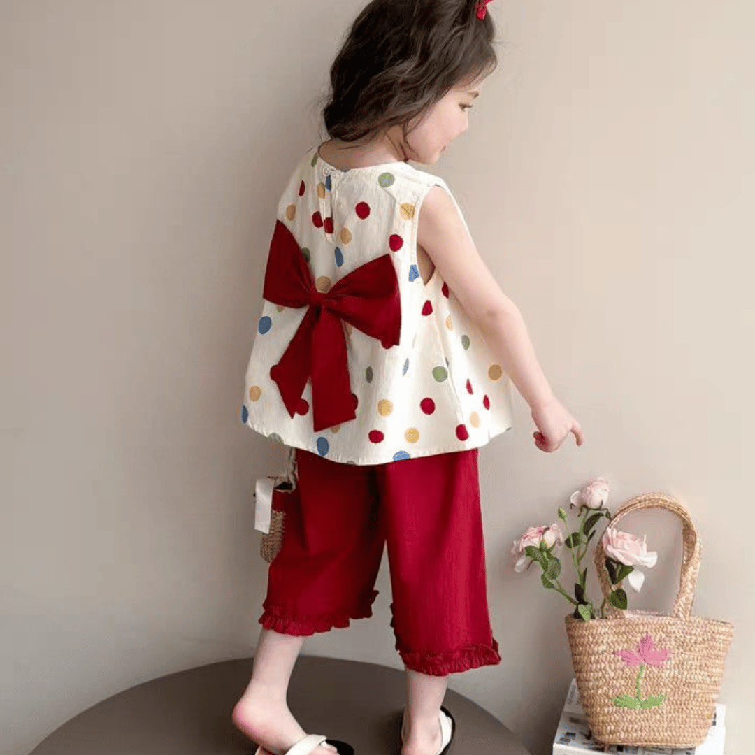 Classic Dotted Princess Dress