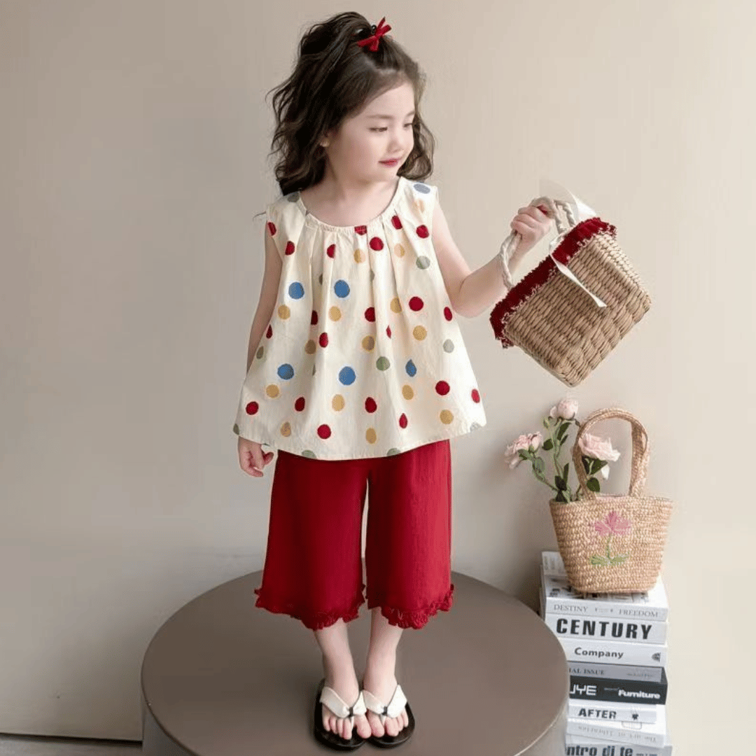 Classic Dotted Princess Dress