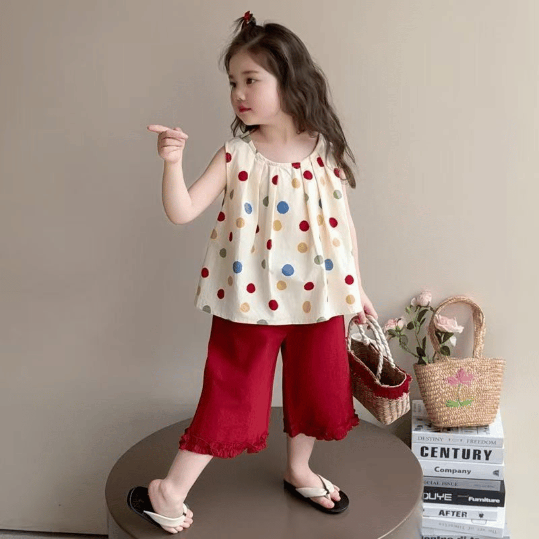 Classic Dotted Princess Dress