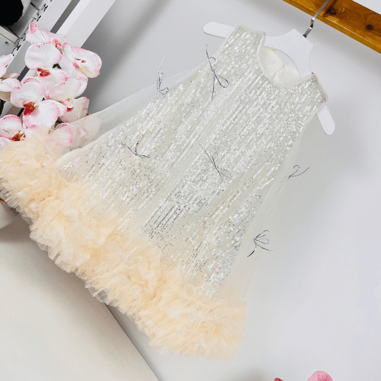 Sequin Tulle Princess Dress