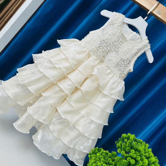 Vanilla Dream Chiffon Princess Dress