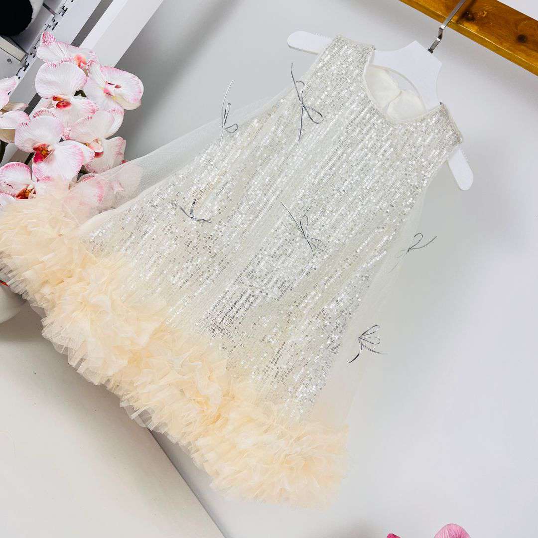Sequin Tulle Princess Dress