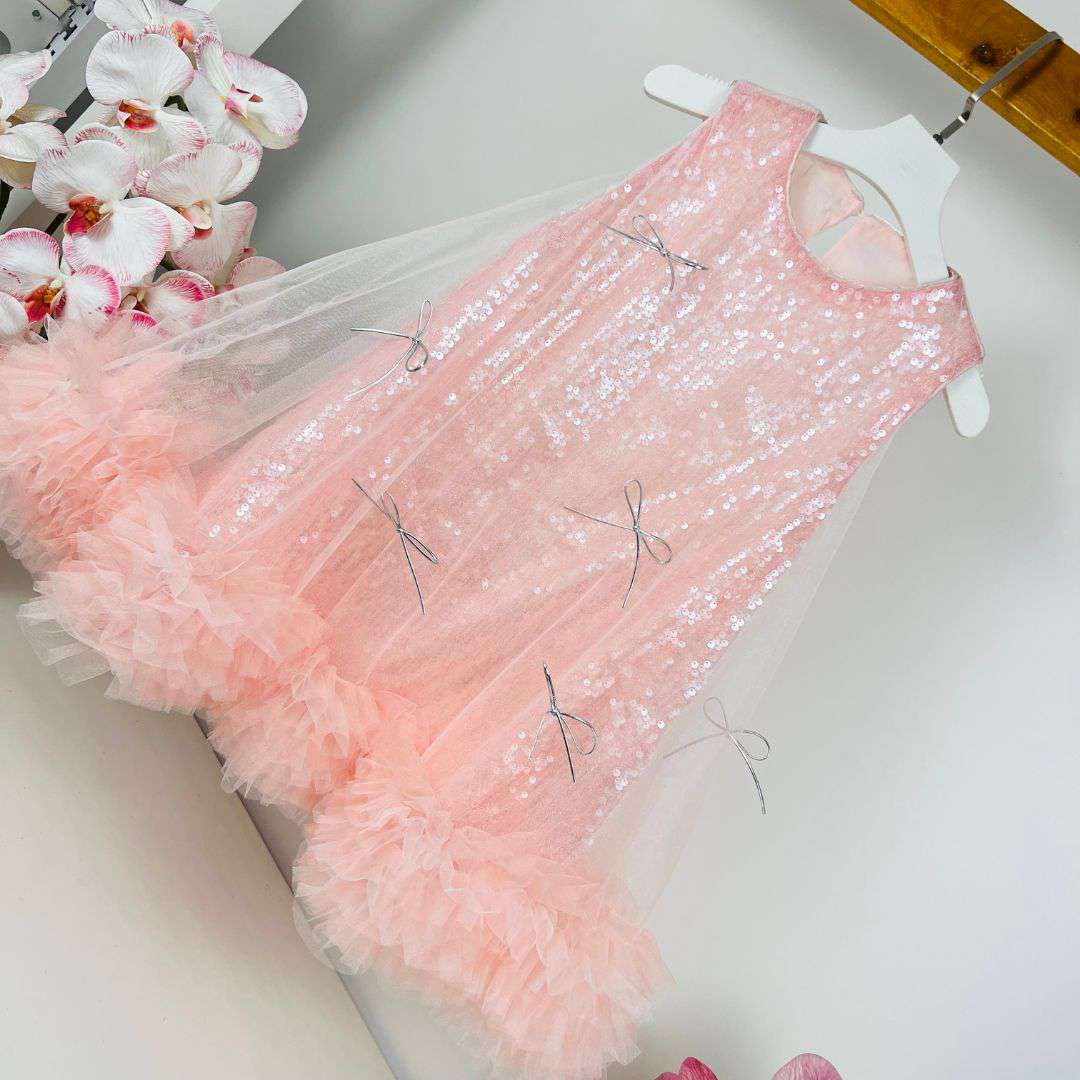 Sequin Tulle Princess Dress