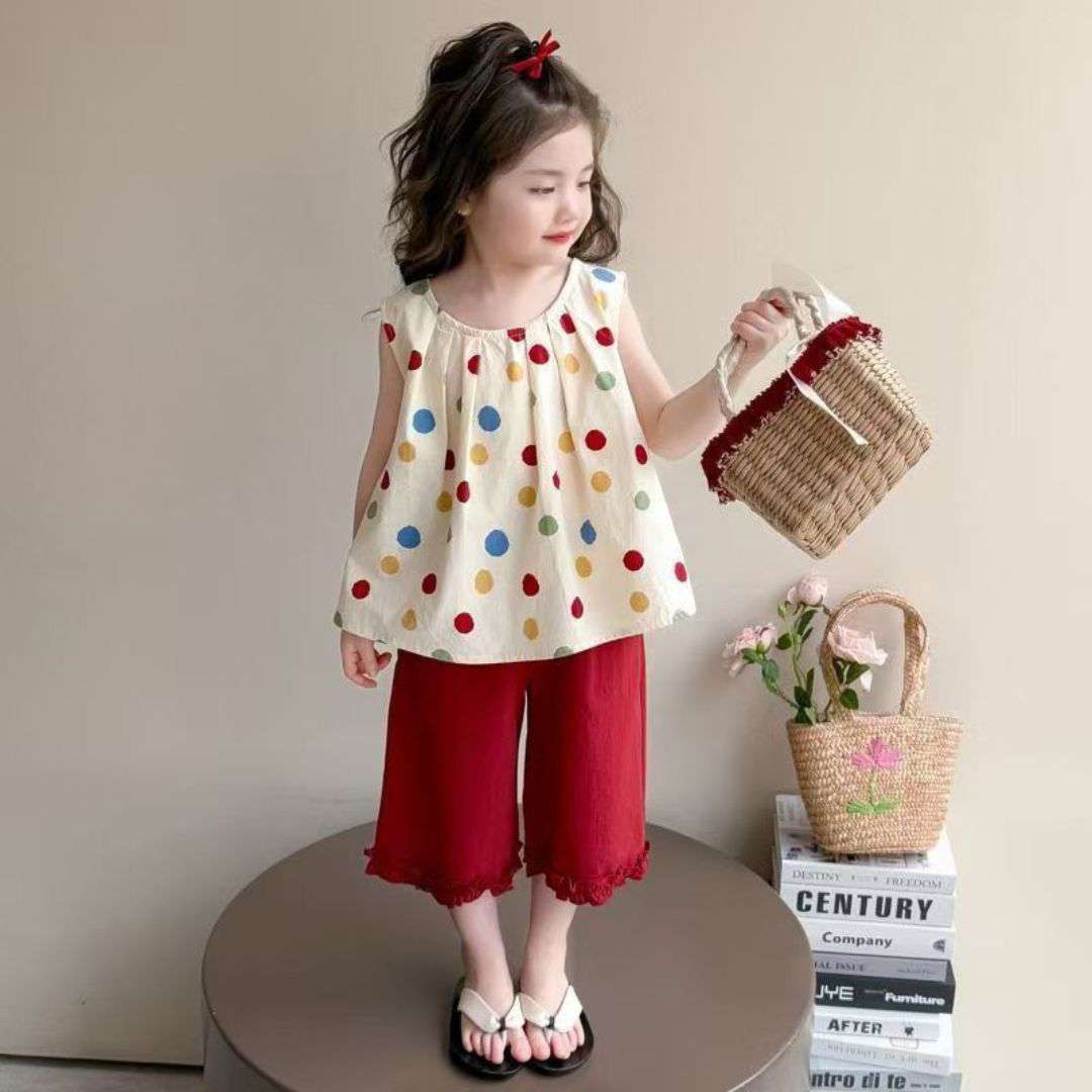 Classic Dotted Princess Dress