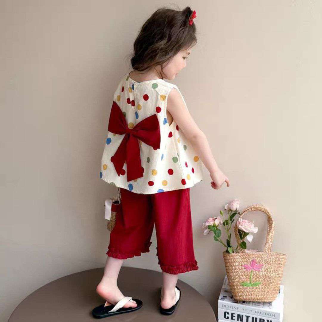Classic Dotted Princess Dress