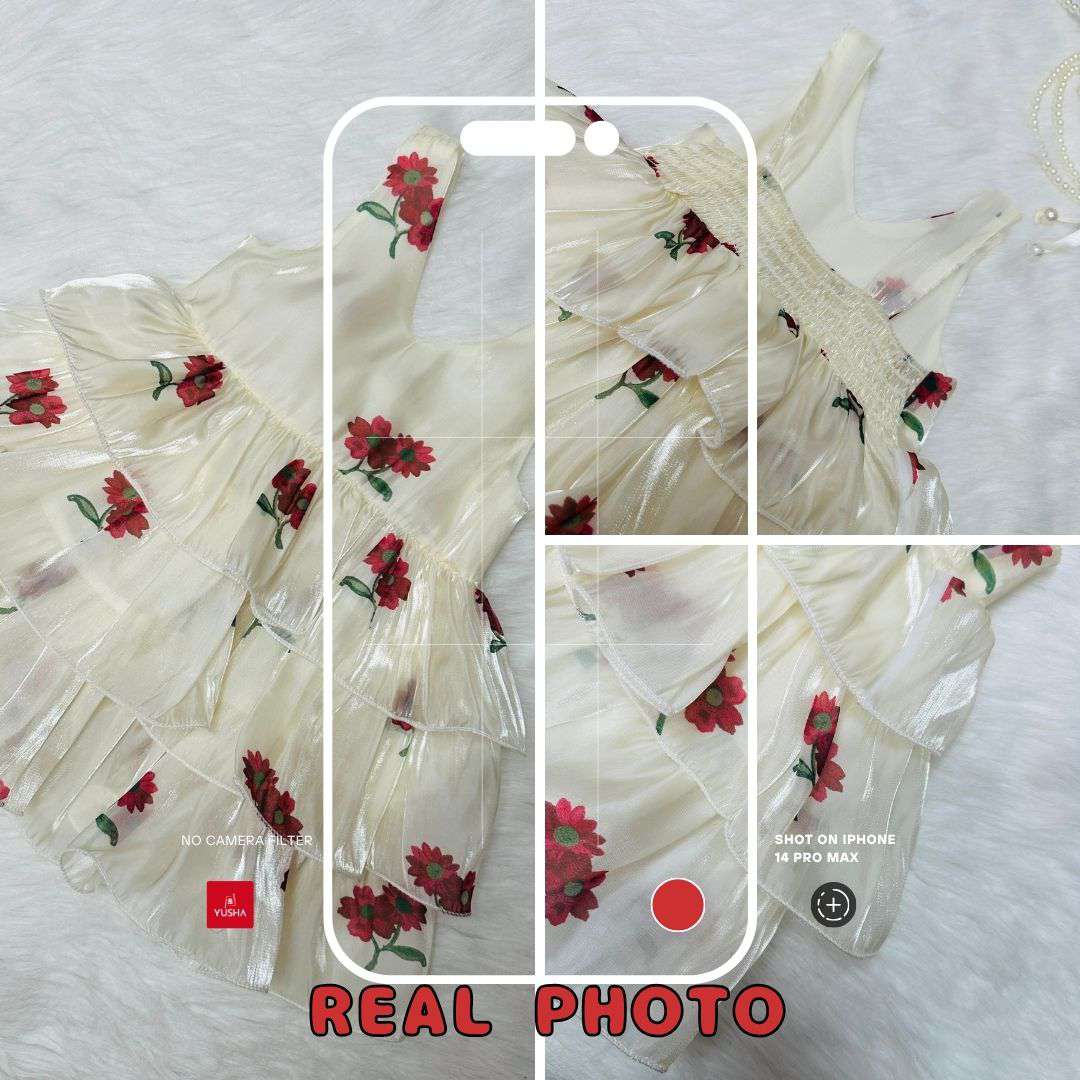 Scarlet Daisy Bloom Party Dress