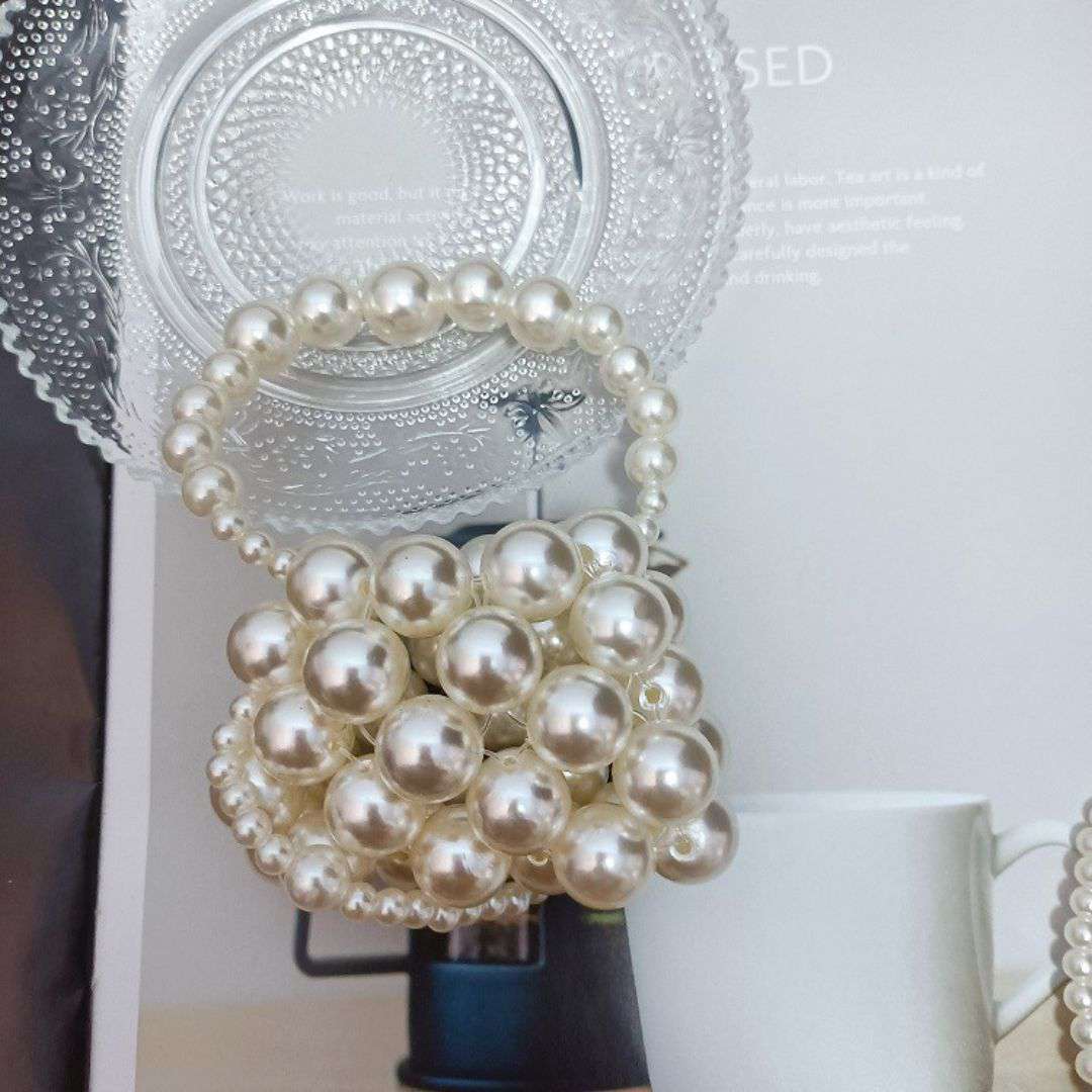 Pearl Beaded Kids Bag